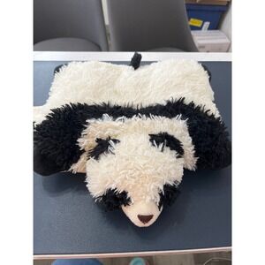 Pillow Pets Pee Wees Black White panda Plush Toy Pillow